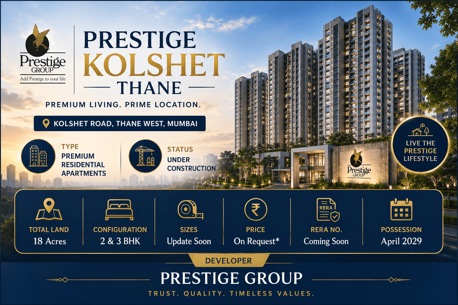 Prestige Kolshet Thane Luxury Apartments
